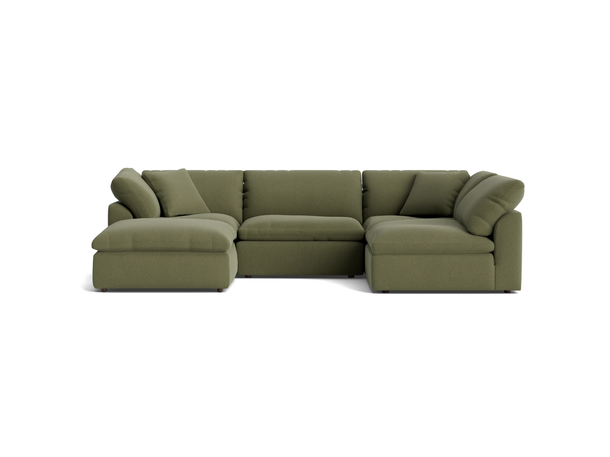 Bryant U-Sofa Bumper Sectional (5 piece)
